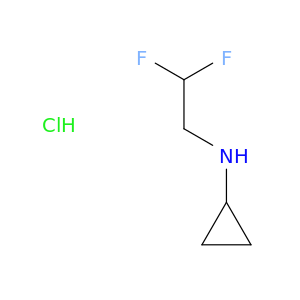环丙烷,N-(2,2-二氟乙基)-,盐酸盐(1：1)