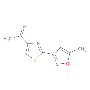 Ethanone,1-[2-(5-methyl-3-isoxazolyl)-4-thiazolyl]-