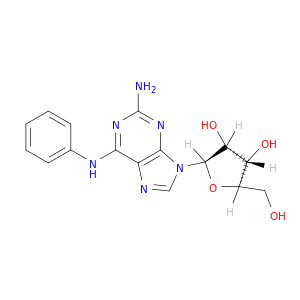 2-(2-amino-6-anilino-purin-9-yl)-5-(hydroxymethyl)oxolane-3,4-diol