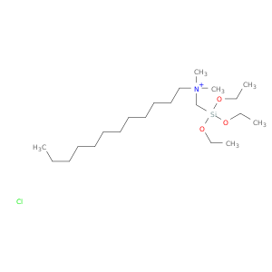 1-Dodecanaminium, N,N-dimethyl-N-[(triethoxysilyl)methyl]-, chloride