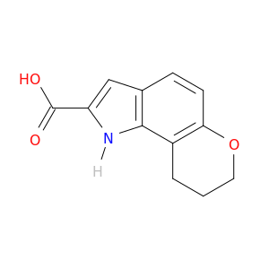 1,7,8,9-Tetrahydropyrano(2,3-g)indole-2-carboxylic acid