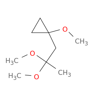 Cyclopropane, 1-(2,2-dimethoxypropyl)-1-methoxy-