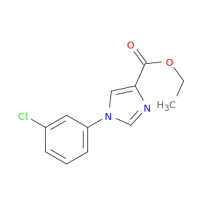 1H-Imidazole-4-carboxylic acid, 1-(3-chlorophenyl)-, ethyl ester