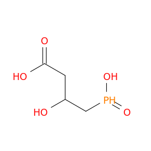 Butanoic acid, 3-hydroxy-4-(hydroxyphosphinyl)-