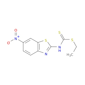 Carbamodithioic acid, (6-nitro-2-benzothiazolyl)-, ethyl ester