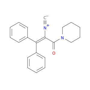 Piperidine, 1-(2-isocyano-1-oxo-3,3-diphenyl-2-propenyl)-