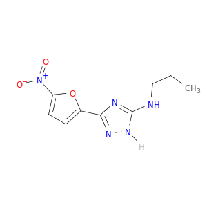 1H-1,2,4-Triazol-5-amine,3-(5-nitro-2-furanyl)-N-propyl-