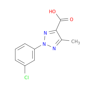 2-(3-氯苯基)-5-甲基-2H-1,2,3-噻唑-4-羧酸
