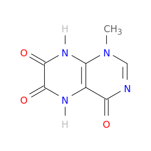 4,6,7(1H)-Pteridinetrione, 5,8-dihydro-1-methyl-