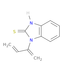 2H-Benzimidazole-2-thione, 1,3-dihydro-1-(1-methylene-2-propenyl)-