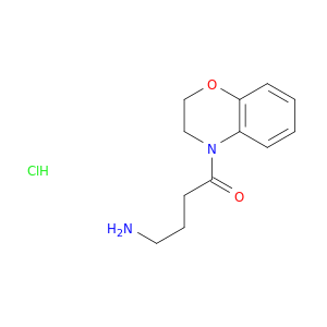 4-amino-1-(3,4-dihydro-2H-1,4-benzoxazin-4-yl)butan-1-one hydrochloride