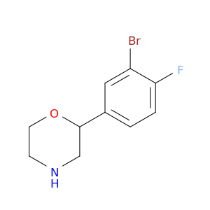 2-(3-bromo-4-fluorophenyl)morpholine