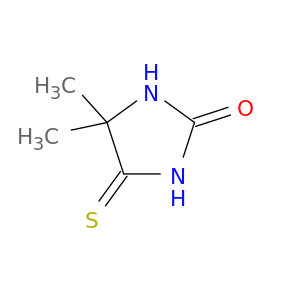 2-Imidazolidinone, 4,4-dimethyl-5-thioxo-