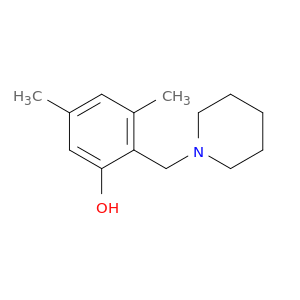3,5-dimethyl-2-(1-piperidylmethyl)phenol