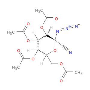 2,3,4,6-四-O-乙酰基-1-叠氮基-1-脱氧-Α-D-吡喃半乳糖基氰化物