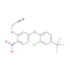 Acetonitrile, [5-[2-chloro-4-(trifluoromethyl)phenoxy]-2-nitrophenoxy]-
