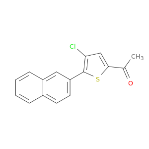 1-(4-Chloro-5-(naphthalen-2-yl)thiophen-2-yl)ethan-1-one