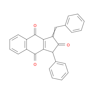 1H-Benz[f]indene-2,4,9(3H)-trione, 1-phenyl-3-(phenylmethylene)-