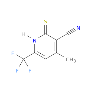 3-Pyridinecarbonitrile, 1,2-dihydro-4-methyl-2-thioxo-6-(trifluoromethyl)-
