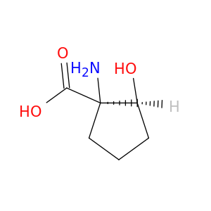 Cyclopentanecarboxylicacid, 1-amino-2-hydroxy-, (1R,2S)-