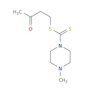 1-Piperazinecarbodithioic acid, 4-methyl-, 3-oxobutyl ester