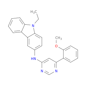 9H-Carbazol-3-amine, 9-ethyl-N-[6-(2-methoxyphenyl)-4-pyrimidinyl]-