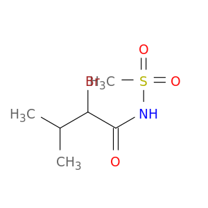 Butanamide, 2-bromo-3-methyl-N-(methylsulfonyl)-