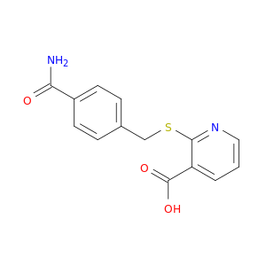 2-{[(4-Carbamoylphenyl)methyl]sulfanyl}pyridine-3-carboxylic Acid