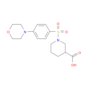 3-哌啶羧酸,1-[[4-(4-戊基)苯基]磺酰基]-