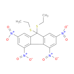 9H-Fluorene, 9,9-bis(ethylthio)-2,4,5,7-tetranitro-