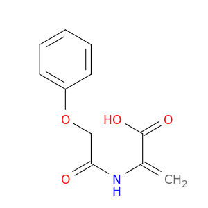 2-[(phenoxyacetyl)amino]prop-2-enoic acid