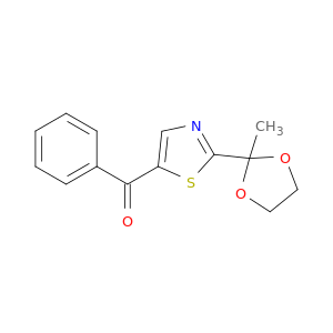 Methanone, [2-(2-methyl-1,3-dioxolan-2-yl)-5-thiazolyl]phenyl-