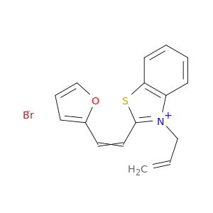Benzothiazolium, 2-[2-(2-furanyl)ethenyl]-3-(2-propenyl)-, bromide