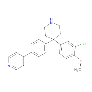 Pyridine, 4-[4-[4-(3-chloro-4-methoxyphenyl)-4-piperidinyl]phenyl]-