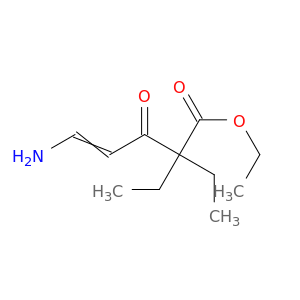 4-Pentenoic acid, 5-amino-2,2-diethyl-3-oxo-, ethyl ester