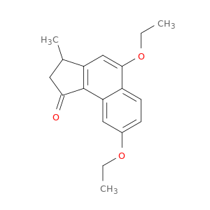 1H-Benz[e]inden-1-one, 5,8-diethoxy-2,3-dihydro-3-methyl-