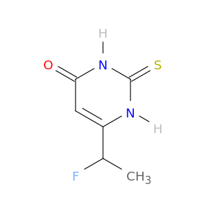 4(1H)-Pyrimidinone, 6-(1-fluoroethyl)-2,3-dihydro-2-thioxo-
