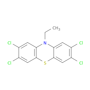 10H-Phenothiazine, 2,3,7,8-tetrachloro-10-ethyl-