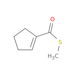 1-Cyclopentene-1-carbothioic acid, S-methyl ester