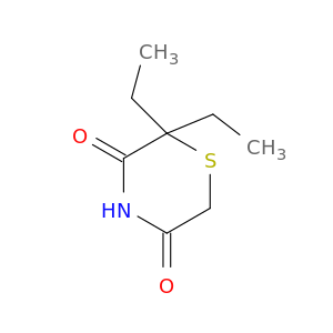 2,2-diethylthiomorpholine-3,5-dione