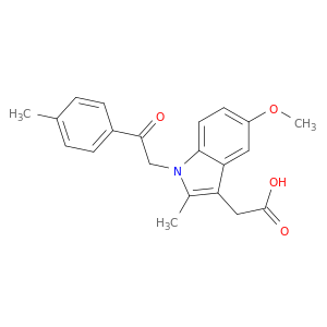 1H-Indole-3-aceticacid, 5-methoxy-2-methyl-1-[2-(4-methylphenyl)-2-oxoethyl]-