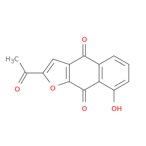 Naphtho[2,3-b]furan-4,9-dione, 2-acetyl-8-hydroxy-
