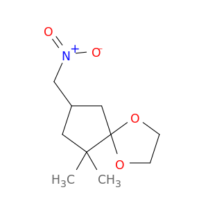 1,4-Dioxaspiro[4.4]nonane, 6,6-dimethyl-8-(nitromethyl)-