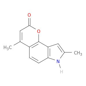 Pyrano[2,3-e]indol-2(7H)-one, 4,8-dimethyl-