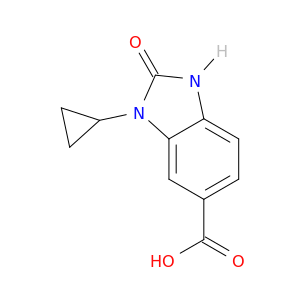 3-Cyclopropyl-2-oxo-2,3-dihydro-1H-1,3-benzodiazole-5-carboxylic acid
