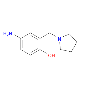 Phenol, 4-amino-2-(1-pyrrolidinylmethyl)-