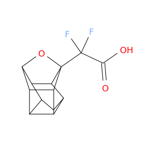 2,6,3,5-Ethanediylidene-2H-pentaleno[1,6-bc]furan-2-aceticacid, a,a-difluorooctahydro- (9CI)