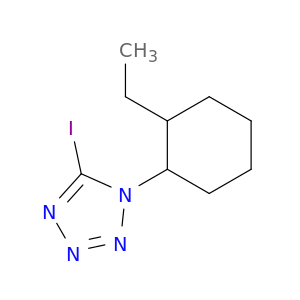 1H-Tetrazole, 1-(2-ethylcyclohexyl)-5-iodo-