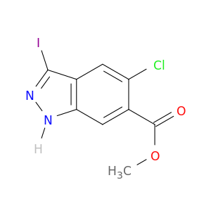 5-氯-3-碘-1H-吲唑-6-羧酸甲酯