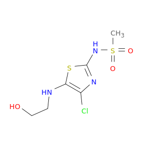 Methanesulfonamide, N-[4-chloro-5-[(2-hydroxyethyl)amino]-2-thiazolyl]-
